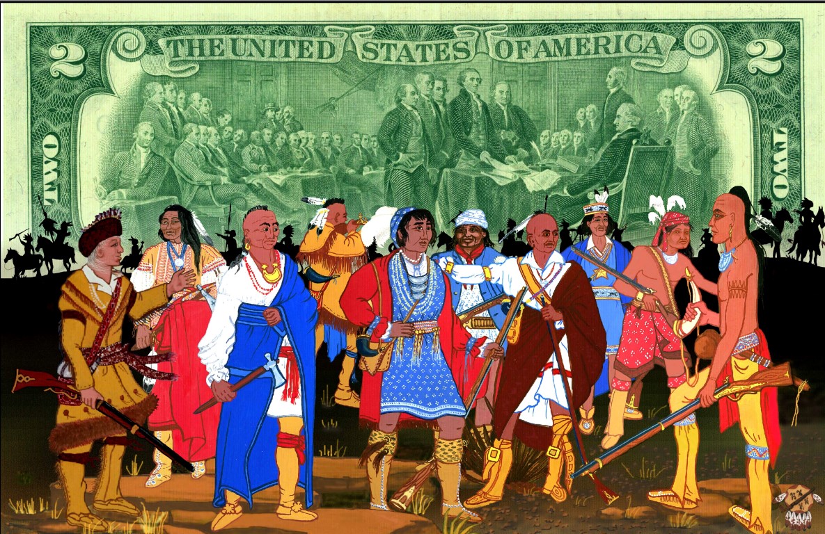 When delegates of the newly independent American Colonies met in Philadelphia in 1787 to write a constitution, they took inspiration from many sources, including the Native Americans.  Much of the Constitution came to reflect the Native Americans ideas, but did not include them until the 20th Century, resulting in the loss of lives and the removal of many tribes from their homeland.